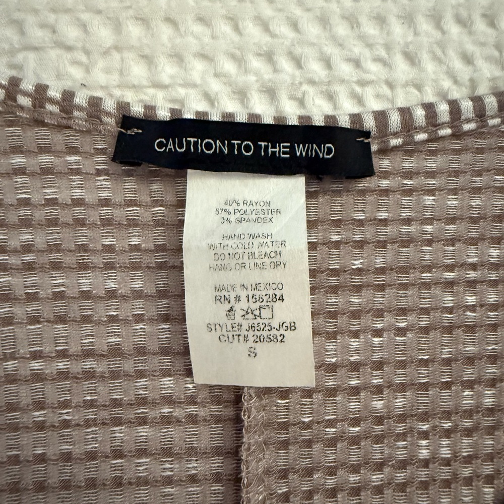 Caution To The Wind Gray Ribbed Knit Jumpsuit - size small - Picture 6 of 8
